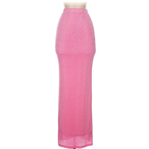 Peppermayo Pink Knit Maxi Skirt size US 2 - XXS/XS - Picture 1 of 7